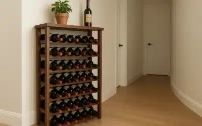 A Toast at the Threshold: Wine Rack Displays for Lively Hallways
