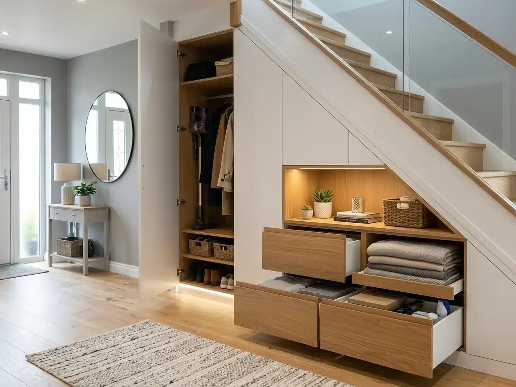 Bespoke under-stair storage idea