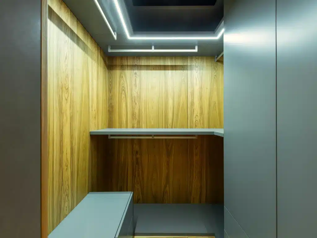 inside view of a Best Fitted Wardrobes for Small Bedrooms